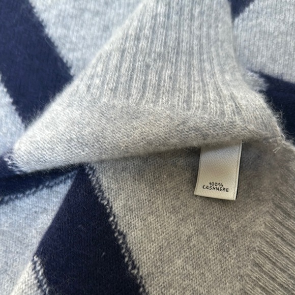 Neiman Markus cashmere Chevron knit  sweater tunic - Picture 5 of 7